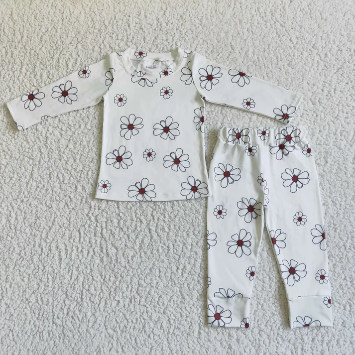 Sibling Baby Kids Fall Shirt Pants Pajamas