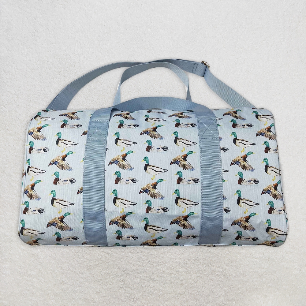 BA0275RTS NO MOQ Baby Bags Baby Girls Adult Blue Ducks Duffle Gym Bags