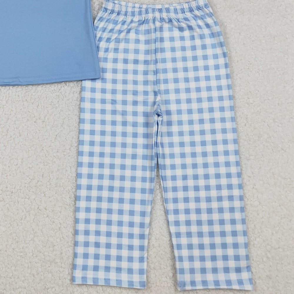 RTS NO MOQ (In stock)BSPO0581 Baby Boys Autumn Outfits Ghosts Pumpkins Top Pant Halloween Sets
