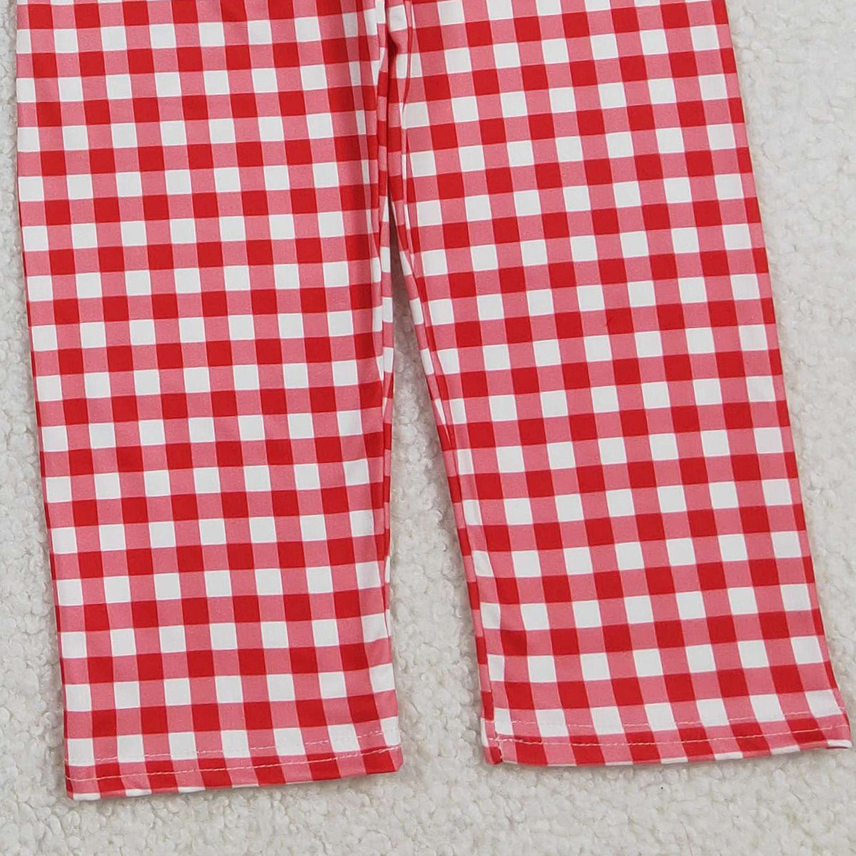 1.9 RTS NO MOQ (In stock)BLP1397 Embroidery Heart Dogs Baby Boys Checked Pants Valentines Clothes Sets