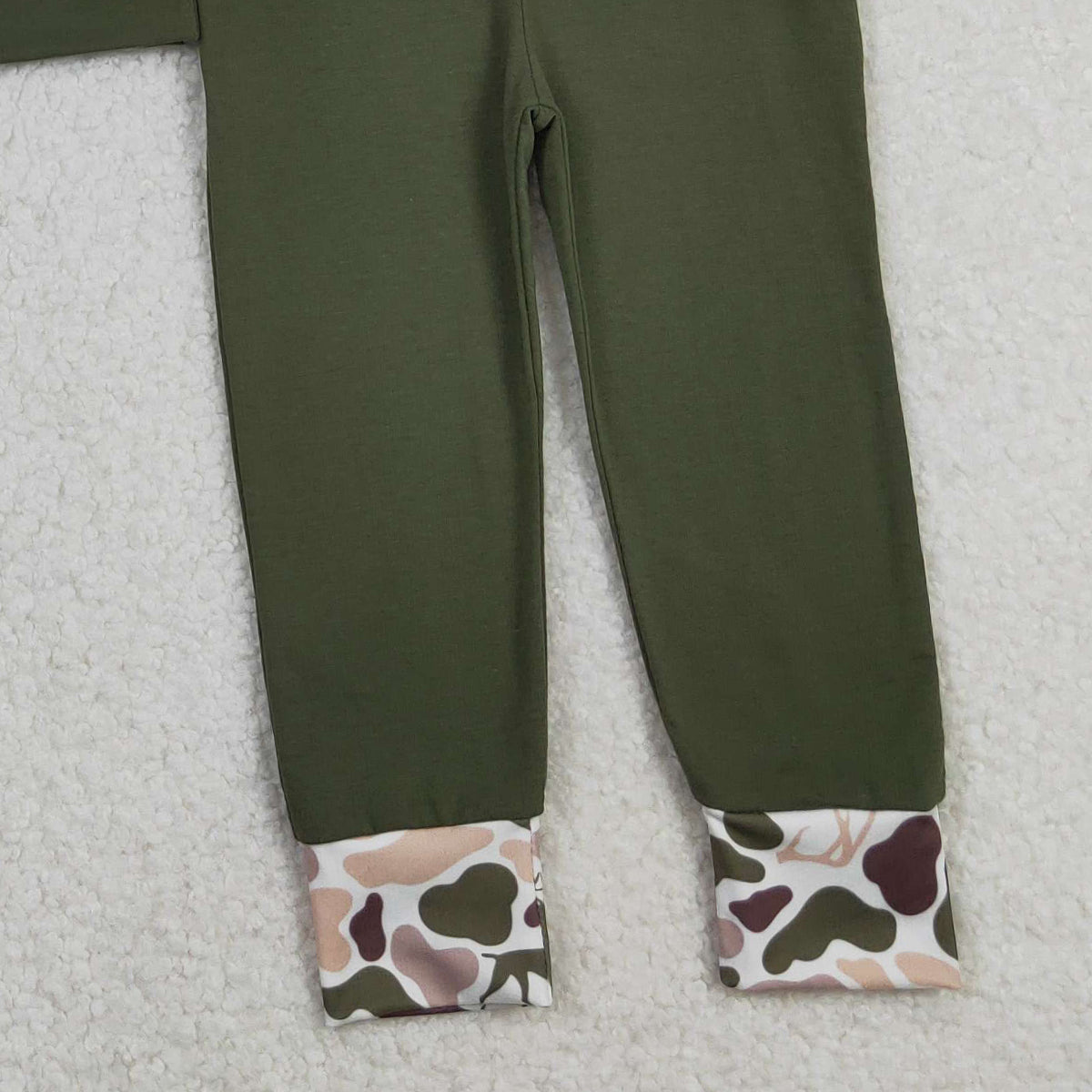 11.14 RTS NO MOQ (In stock)BLP1338 Embroidery Mama's Boy Baby Boys Deer Ducks Camo Pockets Jogger Clothes Sets