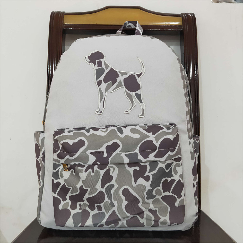 USA Shop (in stock)BA0268 RTS NO MOQ Baby Bags Kids Hunting Dog Camo Backpack School Bag