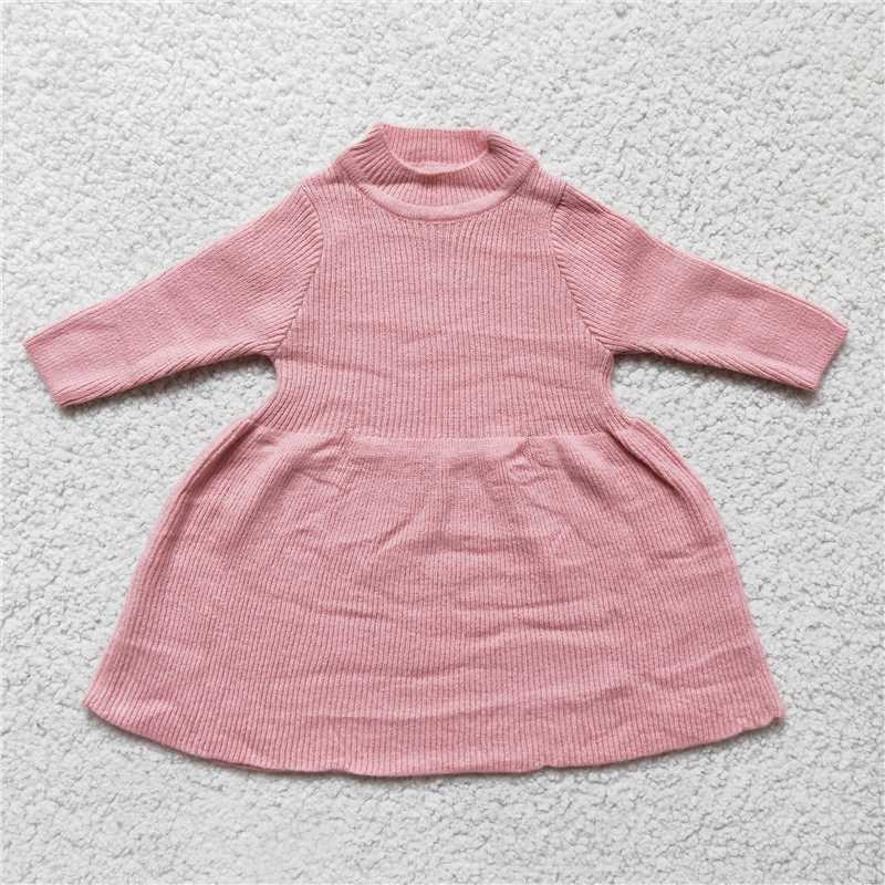 6 B0-20 Pink Sweater Dress