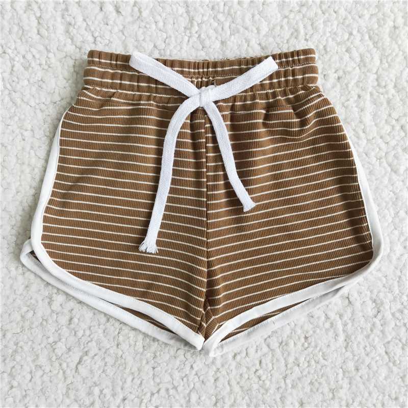 B0-18 Baby girls summer sports design shorts 6