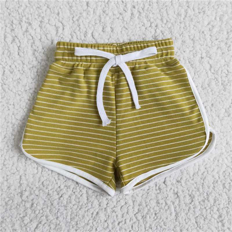 B0-30 Baby girls summer sports design shorts 7