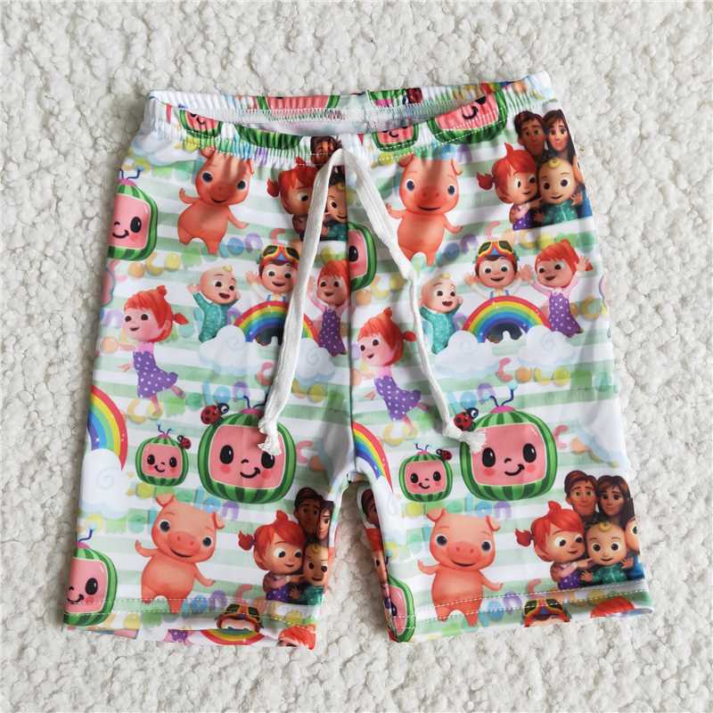 E9-18 cocomelon boys' swimming trunks