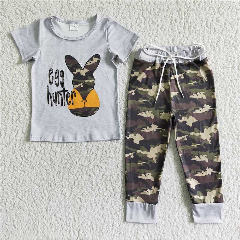 B16-23 Boys Egg hunter camo easter sets