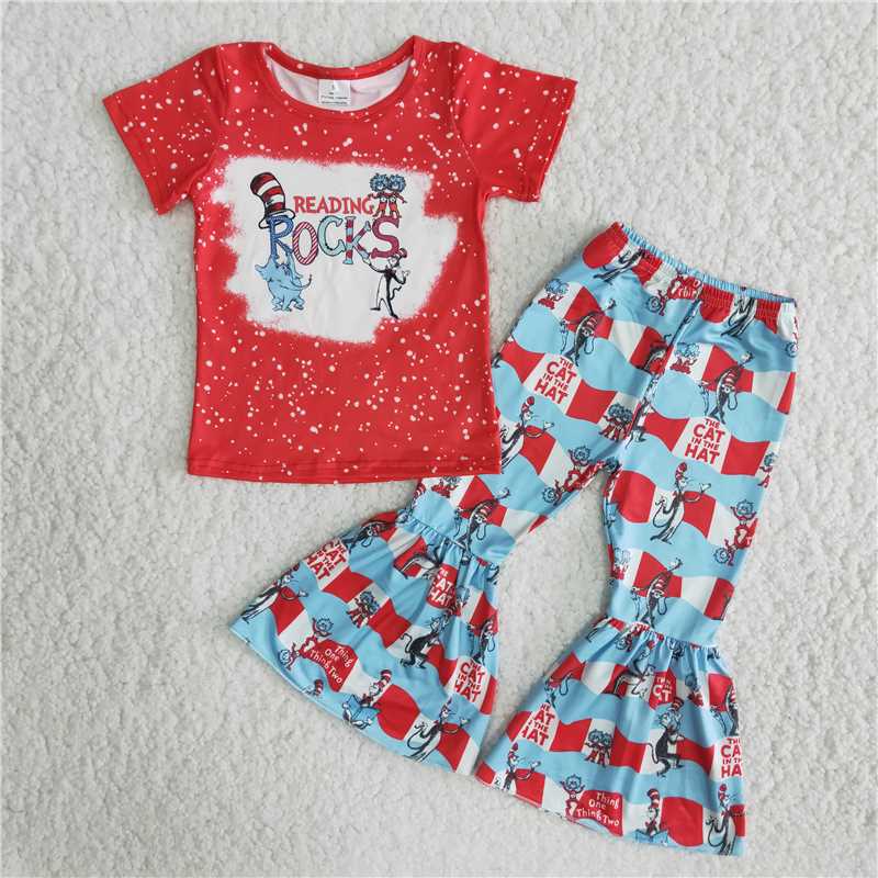 B16-12 Red reading bell set