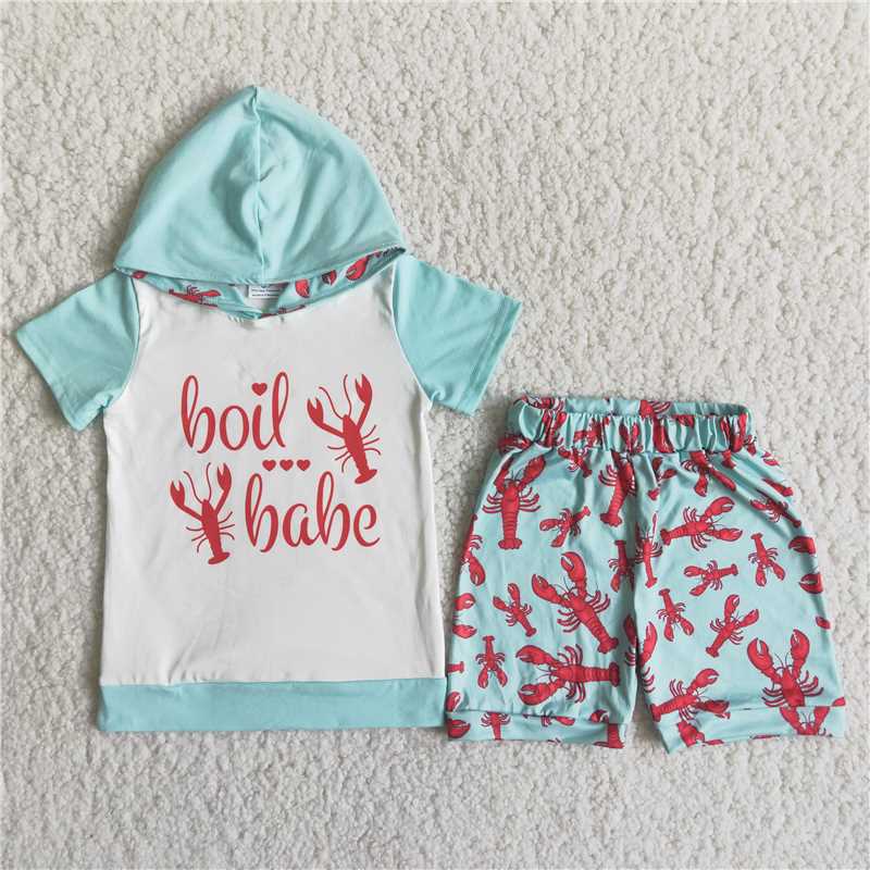 C15-40 Sales New RTS No Moq Promotion Baby boys hoodie sets