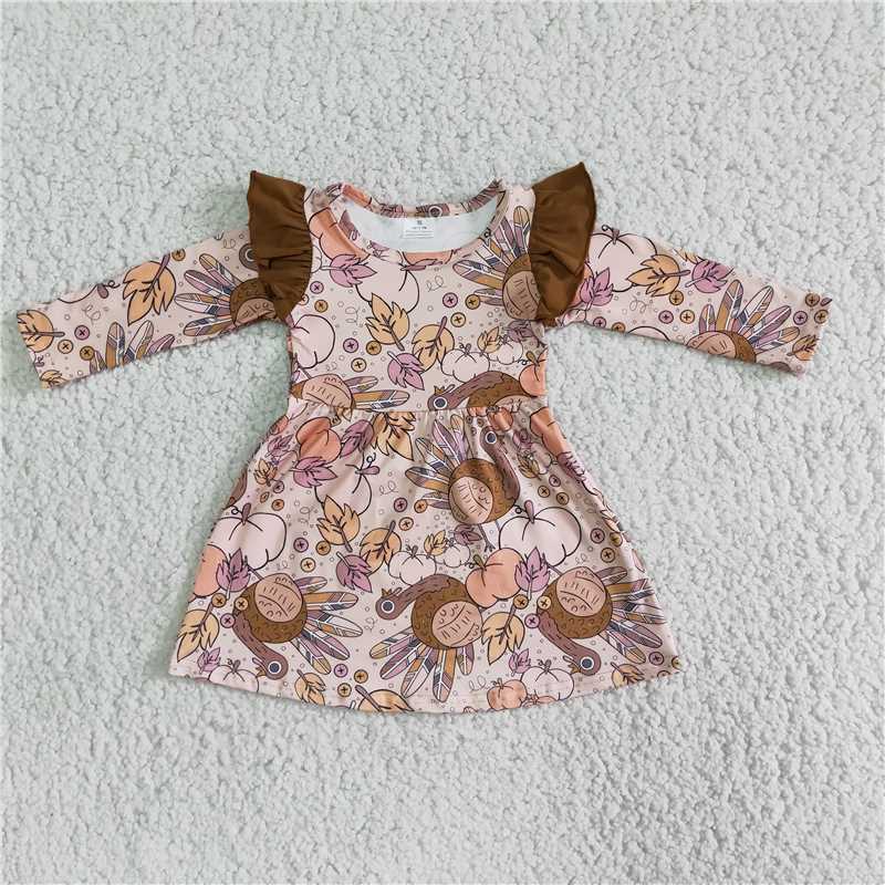 6 A6-11 Baby Girls turkey dresses