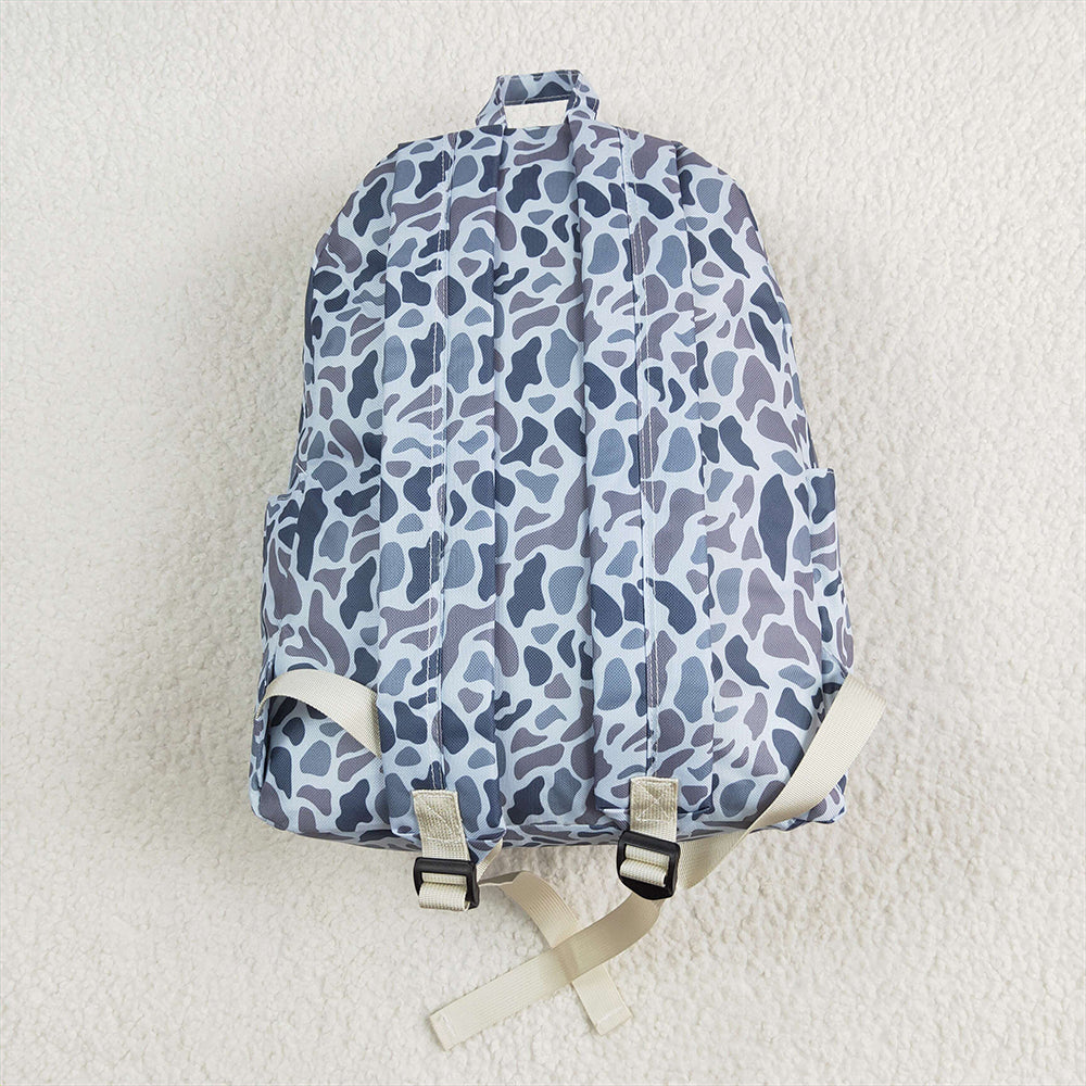 BA0260RTS NO MOQ Baby Bags Baby Boys Grey Camo Backpack School Bag