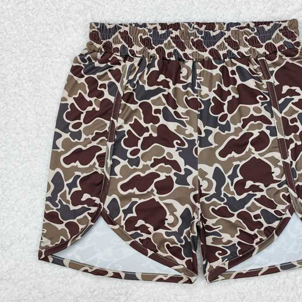 4.30 SS0367 RTS NO MOQ Camo print adult women summer shorts