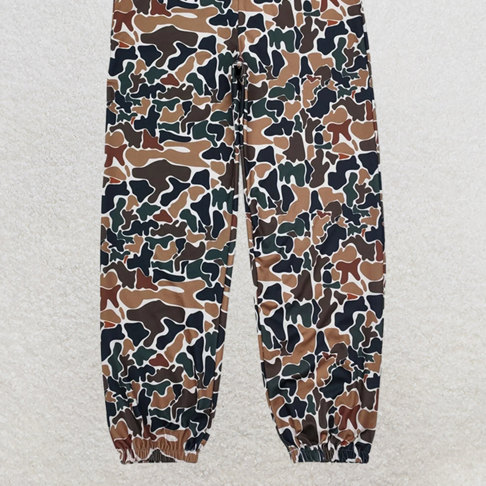 4.08 P0621 RTS NO MOQ Brown camo adult women pants