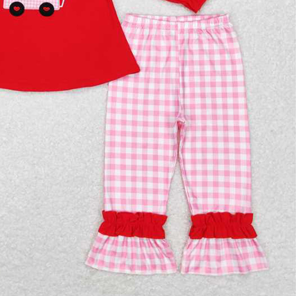 GLP0900 RTS NO MOQ Valentines Dog Hearts Tractor Matching Set