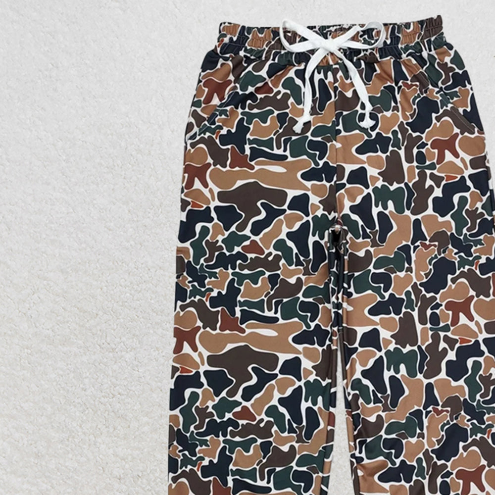 4.08 P0621 RTS NO MOQ Brown camo adult women pants