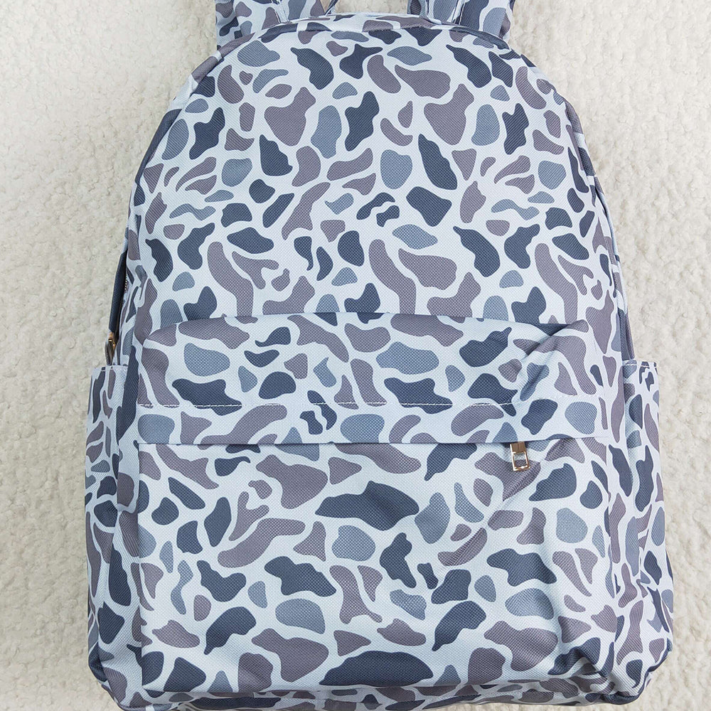 BA0260RTS NO MOQ Baby Bags Baby Boys Grey Camo Backpack School Bag