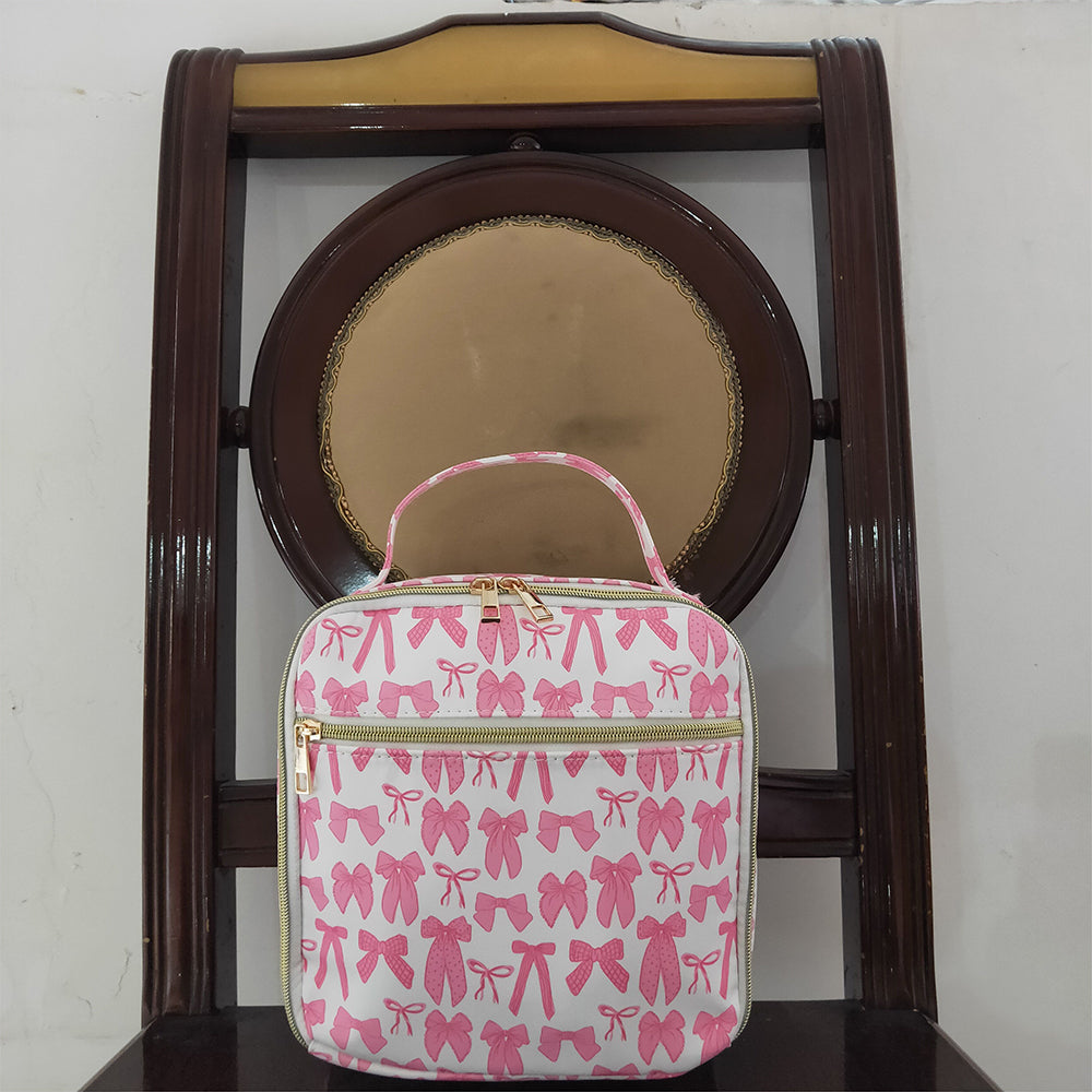 USA Shop (in stock) BA0284 RTS NO MOQ Pink bow kids girls lunch box bag