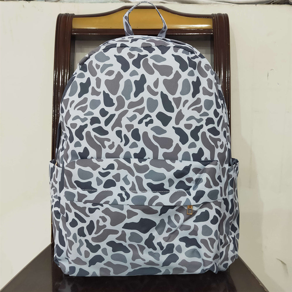 BA0260RTS NO MOQ Baby Bags Baby Boys Grey Camo Backpack School Bag