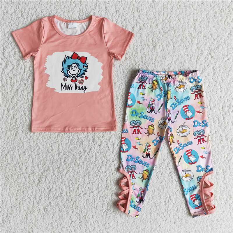 E7-16 Dr Pink cross legging sets