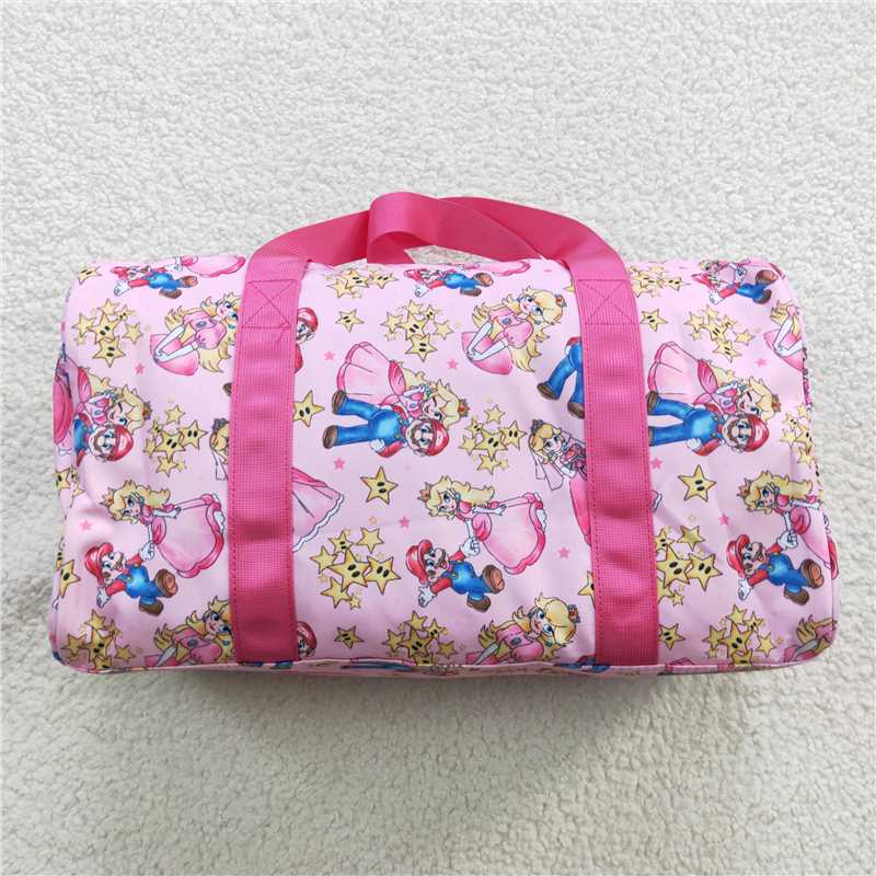BA0130 Adult Pink Game Princess Cartoon Gym Bags