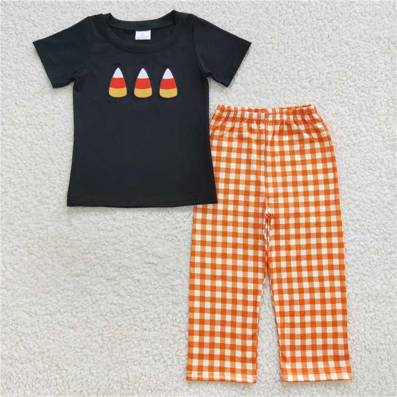 BSPO0121 Baby Boys Halloween Candy Pants Clothes Sets