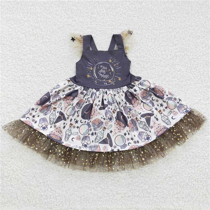 GSD0255 Baby Girls Magic Tutu Knee Length Dresses