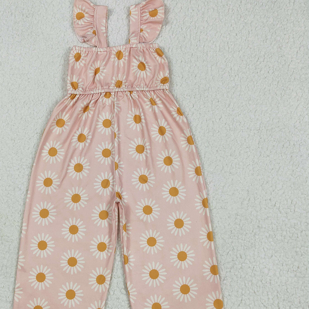 4.16 SR3052RTS NO MOQ Baby Girls Summer Jumpsuits baby girls clothes flying sleeve jumpsuit