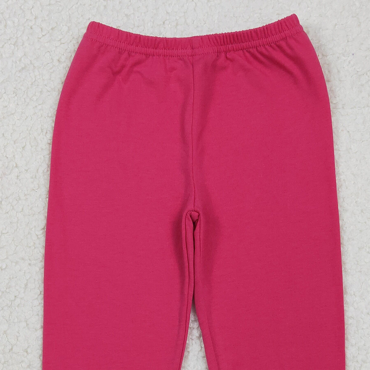 12.24 RTS NO MOQ (In stock)P0958 Baby Girls Hot Pink Legging Pants Bottom