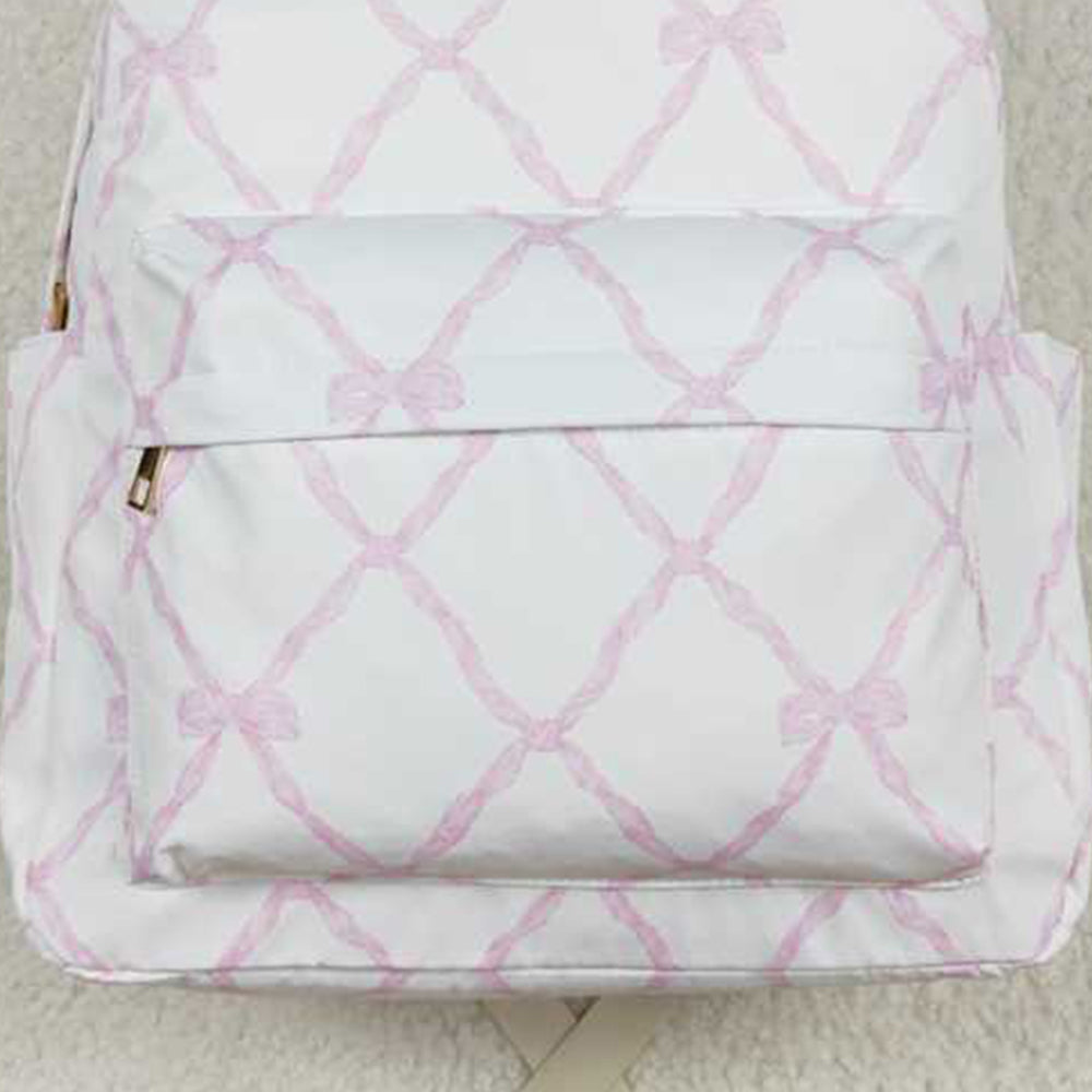 USA Shop (in stock)BA0225 RTS NO MOQ Pink bow kids girls backpack