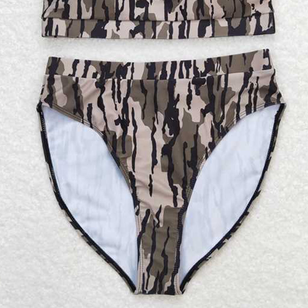 S0322 RTS NO MOQ Bottomland print mommy and me women summer swimsuit