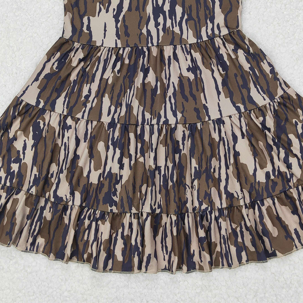 4.08 GSD2203 RTS NO MOQ Baby Girls Bottomland Camouflage Dress