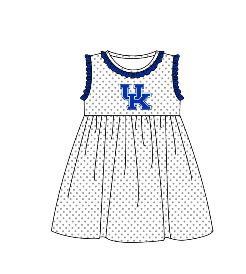 CUSTOM MOQ 5 Sibling Boys Baby Girls Blue UK Top Shorts Clothes Set Knee Length Dress Rompers