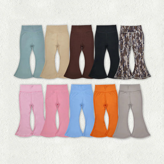 10.21 RST Sibling Baby Girls Yoga Active Bell Bottom Pants