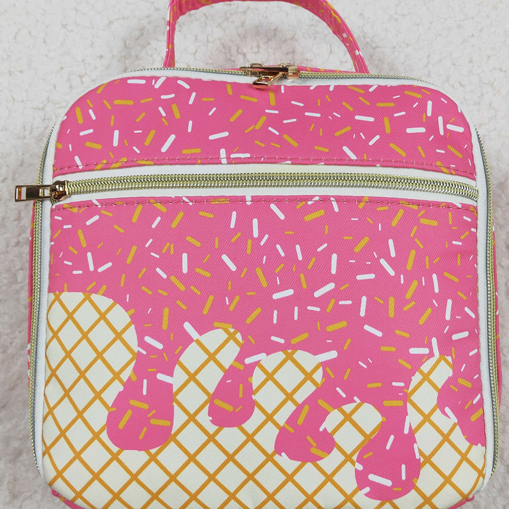 USA Shop (in stock)BA0299 RTS NO MOQ Baby Bags baby kids team pink Lunch Box Bag