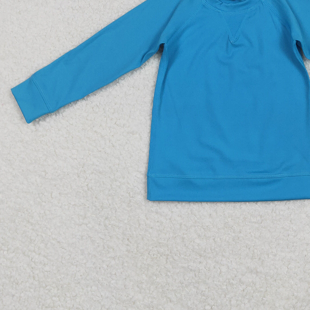 6.20 GT0969RTS NO MOQ Baby Girls Summer Yoga tops toddler girl clothes yoga dark blue long Sleeve Top