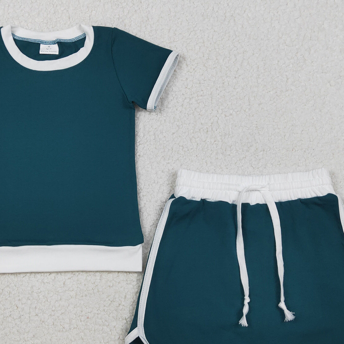 3.30 RTS NO MOQ (In stock)GSD3670 Short sleeves cotton top skirt kids girls summer outfits