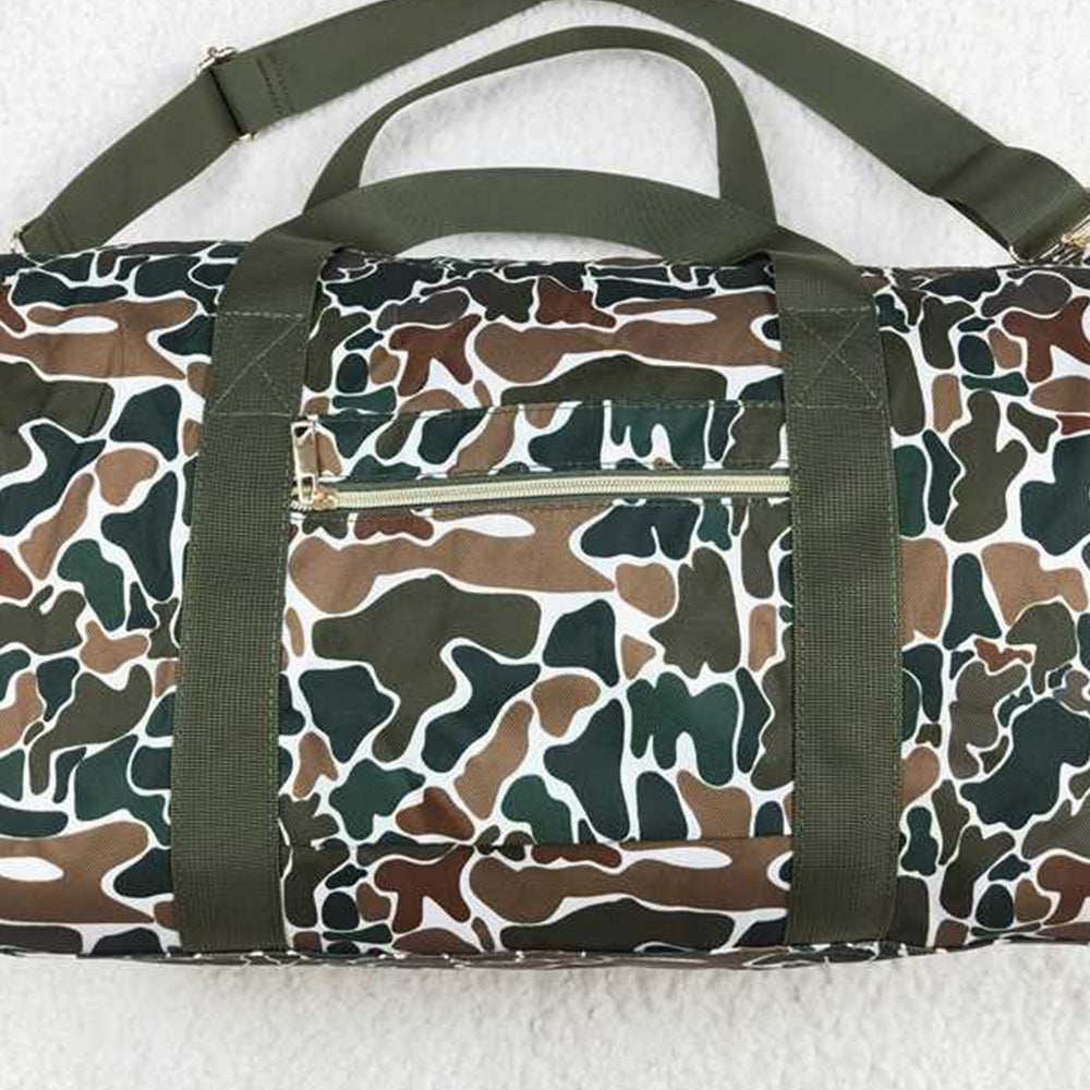 USA Shop (in stock) RTS NO MOQ Baby Bags Green Camo Fitness Backpack Duffle Bag