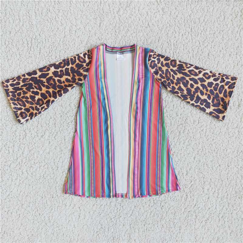 6 A13-6 Serape leopard Cardigan