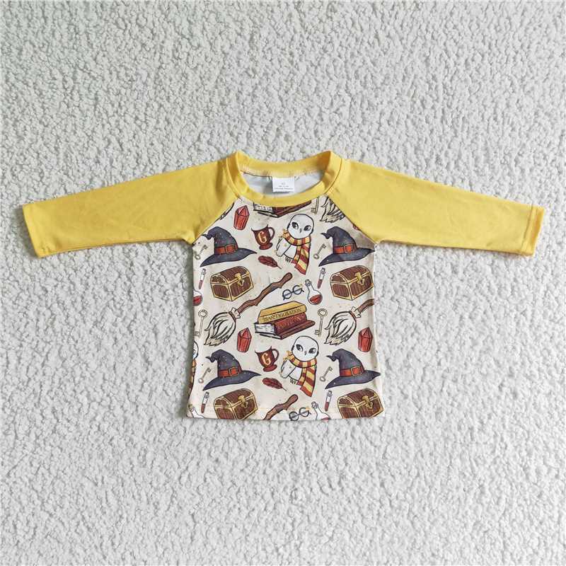 6 A31-11 Baby boys Magic long sleeve spring fall cartoon shirts