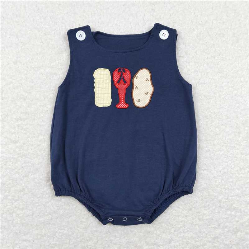 SR0740 Baby Girls Crawfish Boiled Potato Sibling Sister Brother Clothes Sets