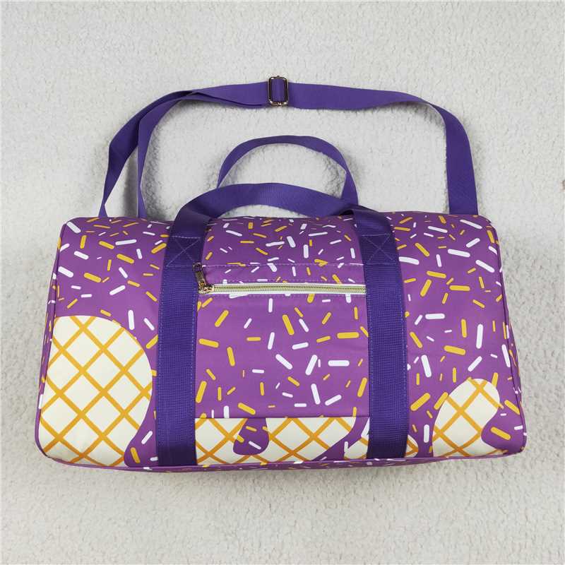USA Warehouse (IN STOCK) BA0321 Purple ice cream sprinkle team duffel bag