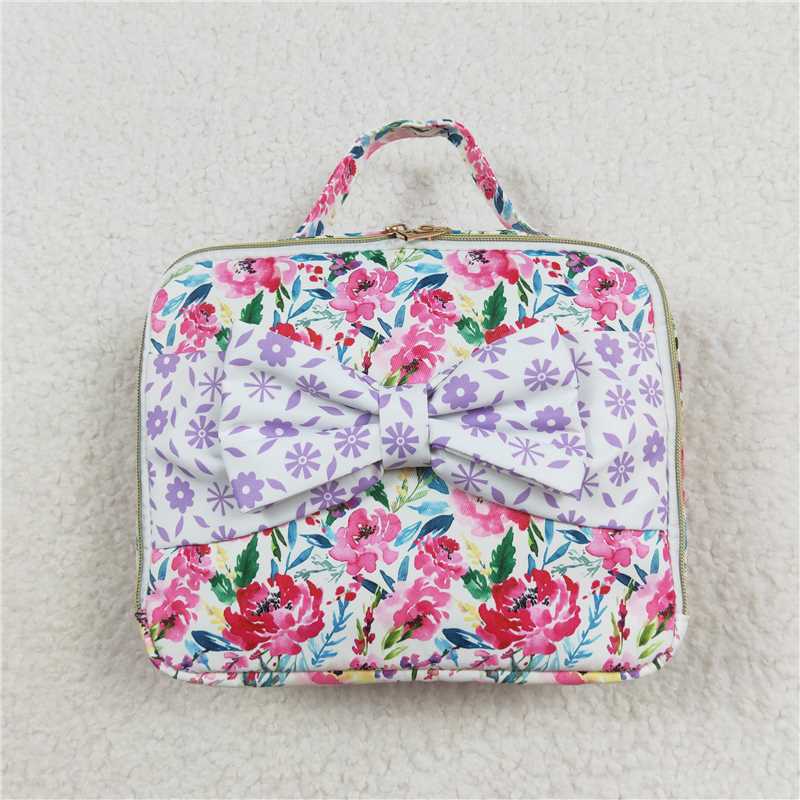 USA Shop (in stock)BA0102 Girls Back To School Small Flowers Back Bags Lunch Boxes