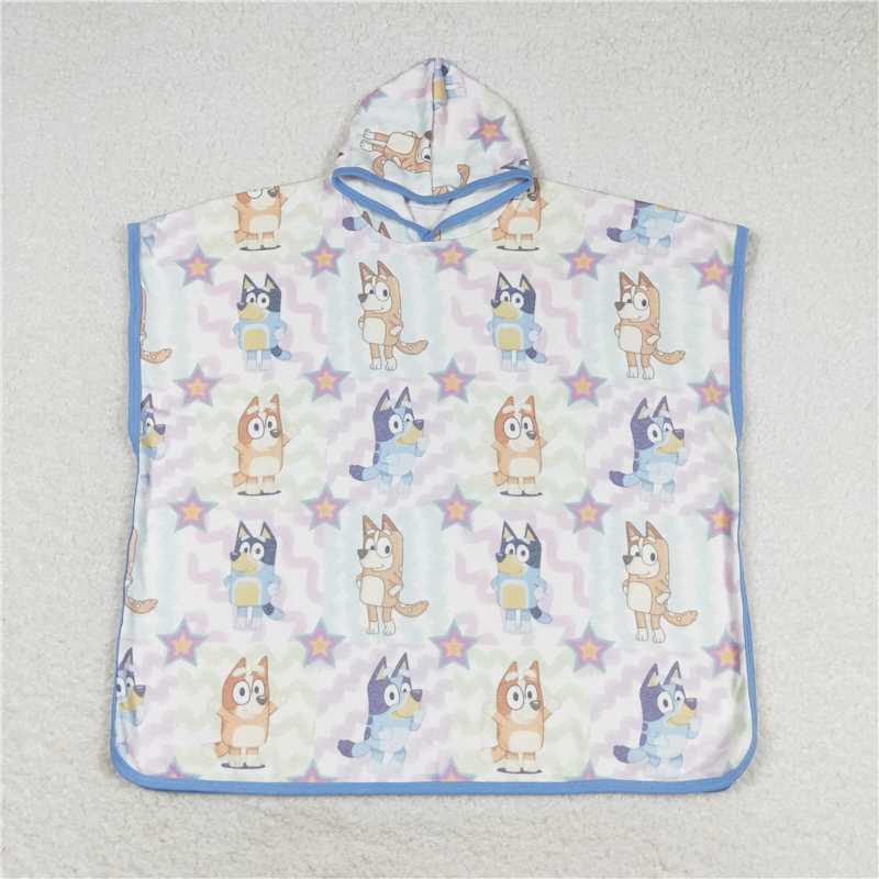 S0391 Baby Kids Children Dogs Terry Swim Towel Cover Ups