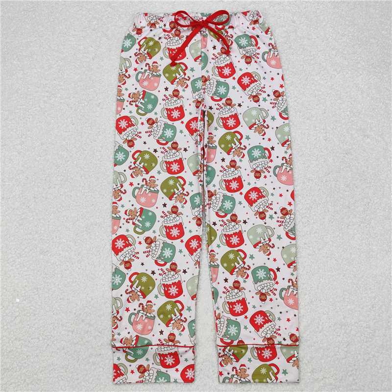 Baby Girl Christmas Cup Gingerbread Knee-Length Dress - Halter Neck Skirt - Crawling Suit - Adult Pants - Children's Long Suit