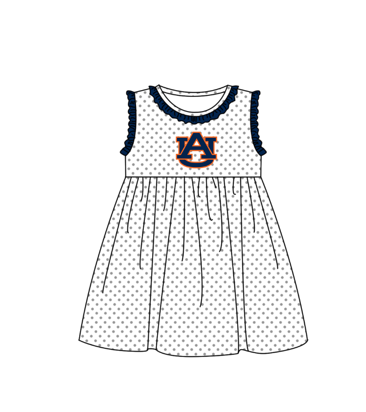 CUSTOM MOQ 5 Sibling Boys Baby Girls Dark Blue Top Shorts Clothes Set Knee Length Dress Rompers