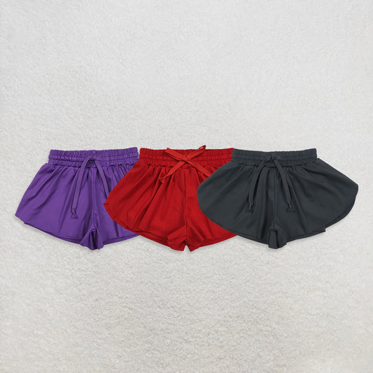 USA Warehouse (IN STOCK)  Kids Girls Summer Yoga Shorts Activewear Breathable Comfortable Sportswear for Girls