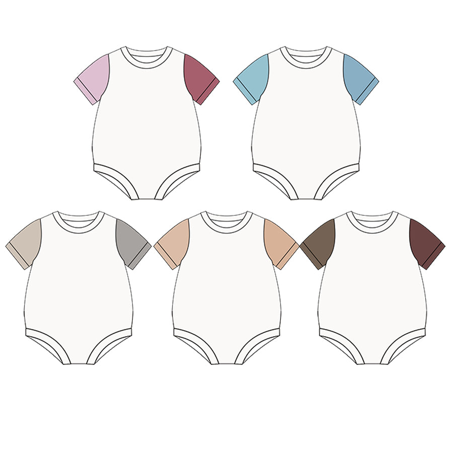 5.19 Pre order Baby Infant Kids Peach Sleeves Rompers Soft Cotton Rompers for Newborns Comfortable Breathable Baby Rompers for Spring/Autumn