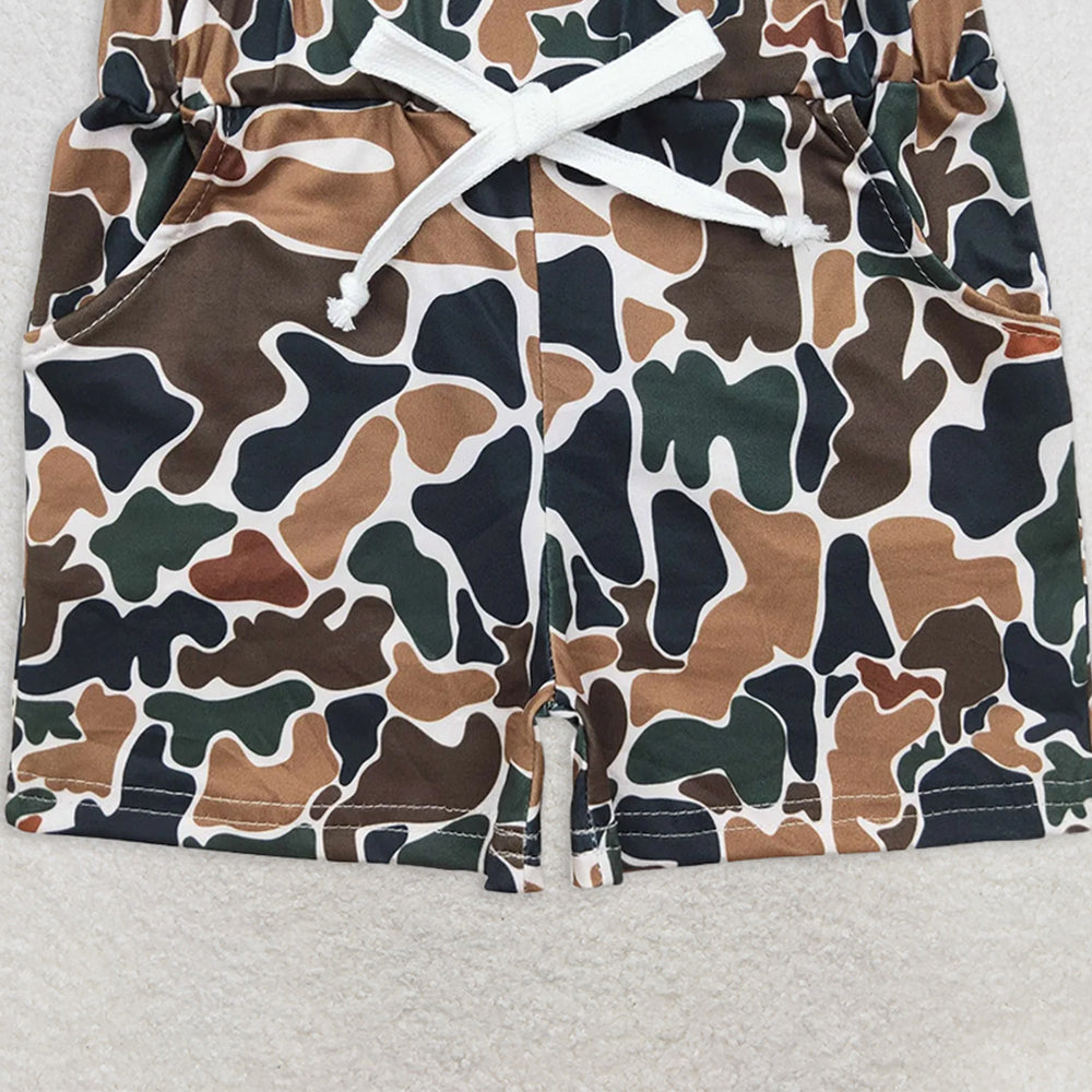 USA Shop (in stock)SS0359 Baby Boys Summer Shorts Brown camouflage beige shorts