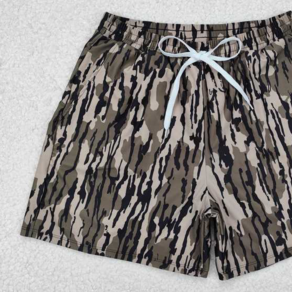USA Shop (in stock) Bottomland print adult men summer swim trunks