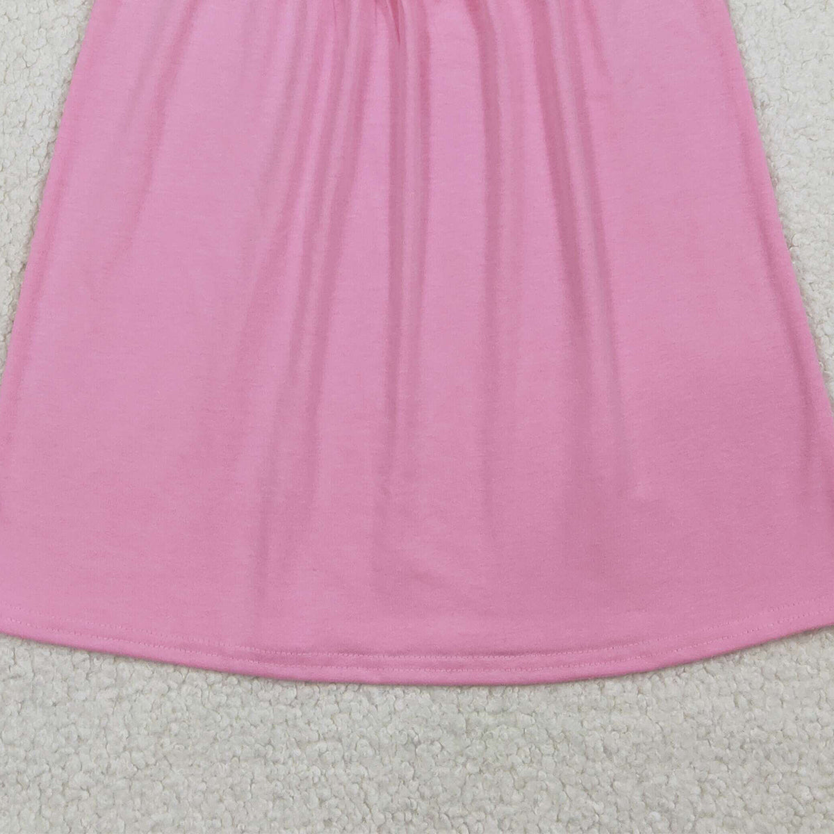 1.13 RTS NO MOQ (In stock)GSD3178 Smocked Crosses Baby Girls Short Ruffle Sleeve Easter Knee Length Dresses